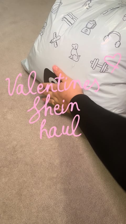 Instagram post by an influencer for SHEIN. Caption reads: [...] or going out for valentines? @shein_gb has....