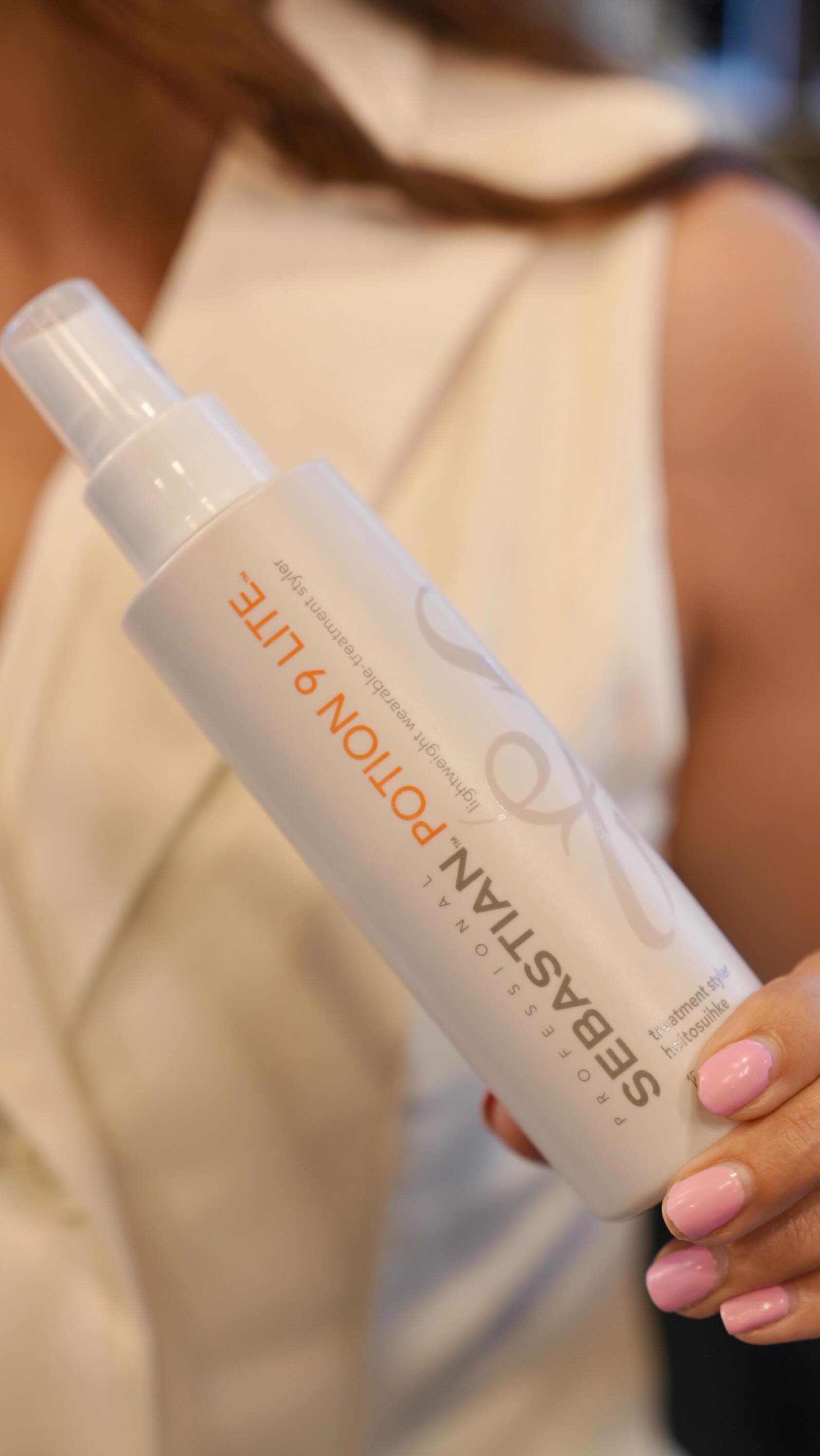 Instagram post by @mohinitiwary_ for Sebastian Professional. Caption reads: The kind of salon that gets your hair and your....