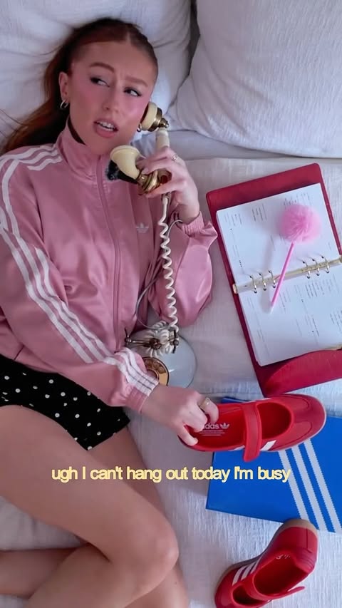 Instagram post by @kelsey_paul for DICK'S Sporting Goods. Caption reads: [...] adidas ballet sneakers trends at....