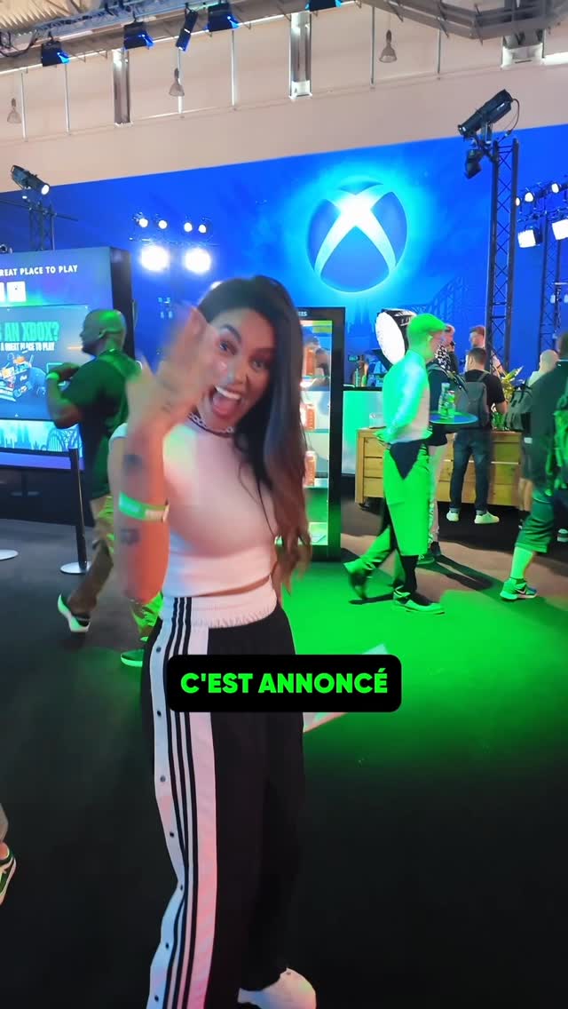 Instagram post by @tatianaa_tv for Xbox. Caption reads: J’ai eu trop de chance de pouvoir tester les 2....