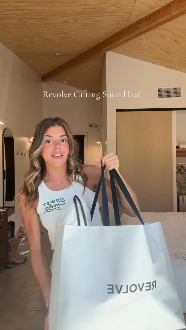 Instagram post by @madisonsvetz for REVOLVE. Caption reads: @revolve ilysm! 🫶🏽 Comment SHOP below [...].