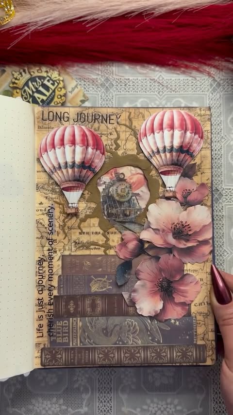 Instagram post by @mrskale.art for Paperwrld. Caption reads: [...] All the materials I used are from....