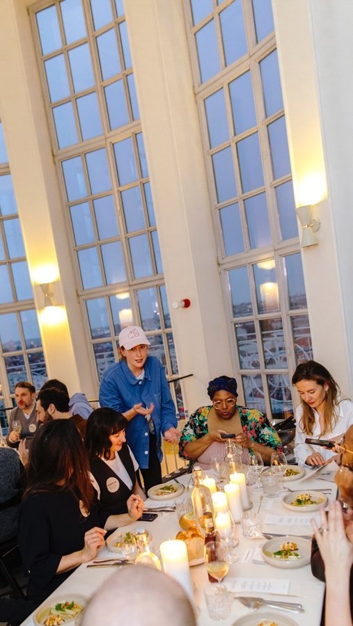 Instagram post by @ceeceeberlin for Woodford Reserve. Caption reads: Yesterday, we celebrated together with friends our....