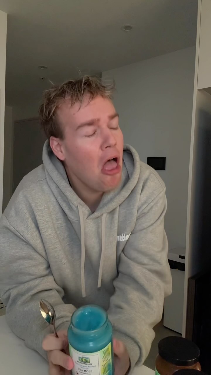 Instagram post by @alrighthey for Natures Farmer Sea. Caption reads: I saw @rileyj trying @naturesfarmersea Sea Moss…....