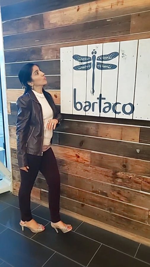 Instagram post by @thecoachnavi for bartaco. Caption reads: An experience so awesome that thd heart simply....