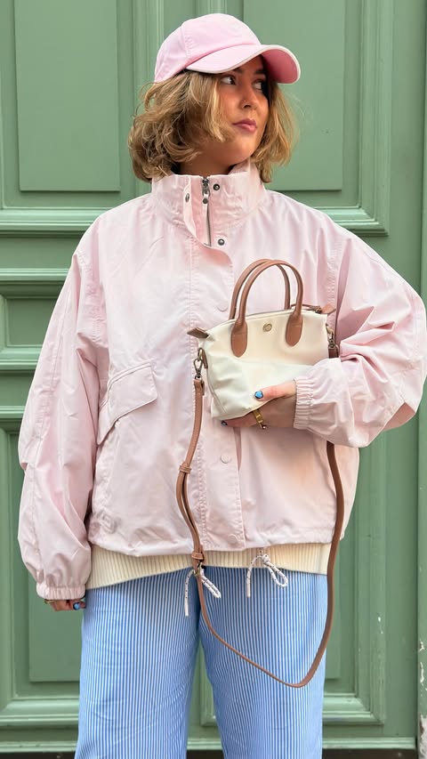 Instagram post by @styled.daisy for Joules. Caption reads: ad | Three easy city spring looks from @joules....