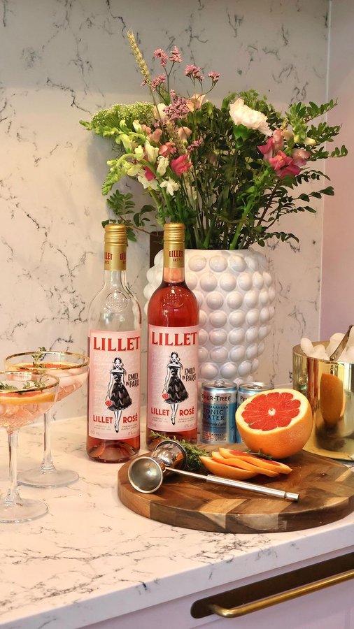 Instagram post by @houselust for Lillet. Caption reads: Ad Who’s excited about the new season of Emily in....