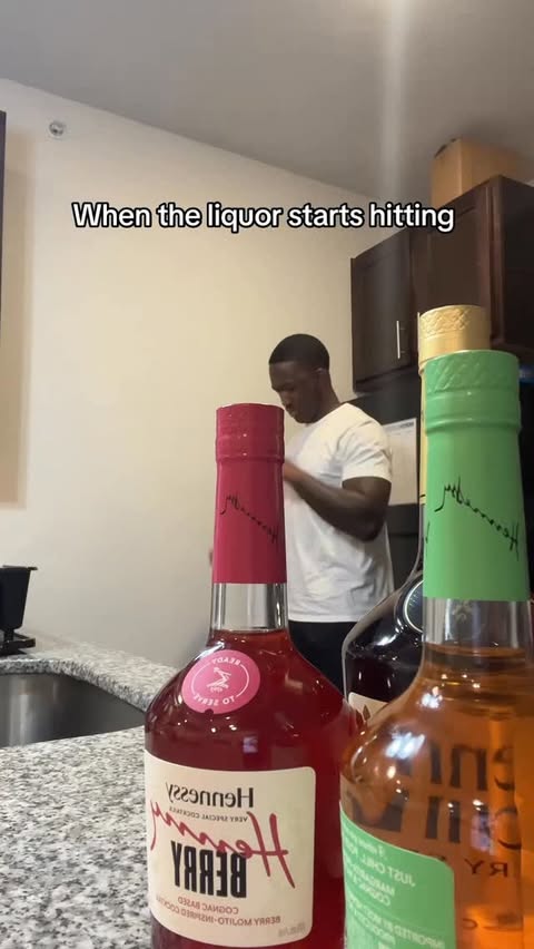 Instagram post by @modagoatt for Hennessy. Caption reads: Don’t let it catch you! 😭 @hennessy....