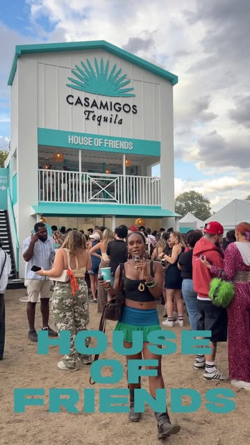 Instagram post by @thinklikekandie for Casamigos. Caption reads: [...] FRIENDSHIP! Introducing my @casamigos....