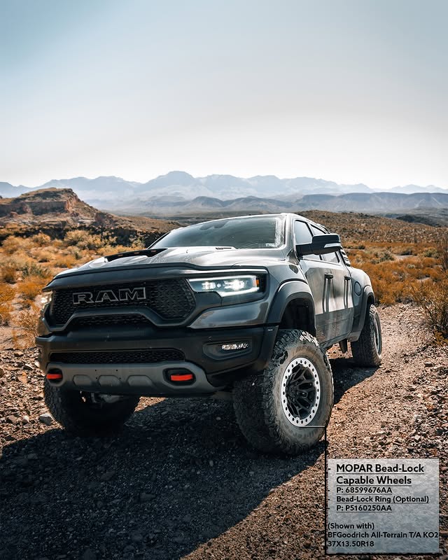 Instagram post by @jodoodman for Mopar. Caption reads: The only way to build is the MOPAR way. Thrilled....