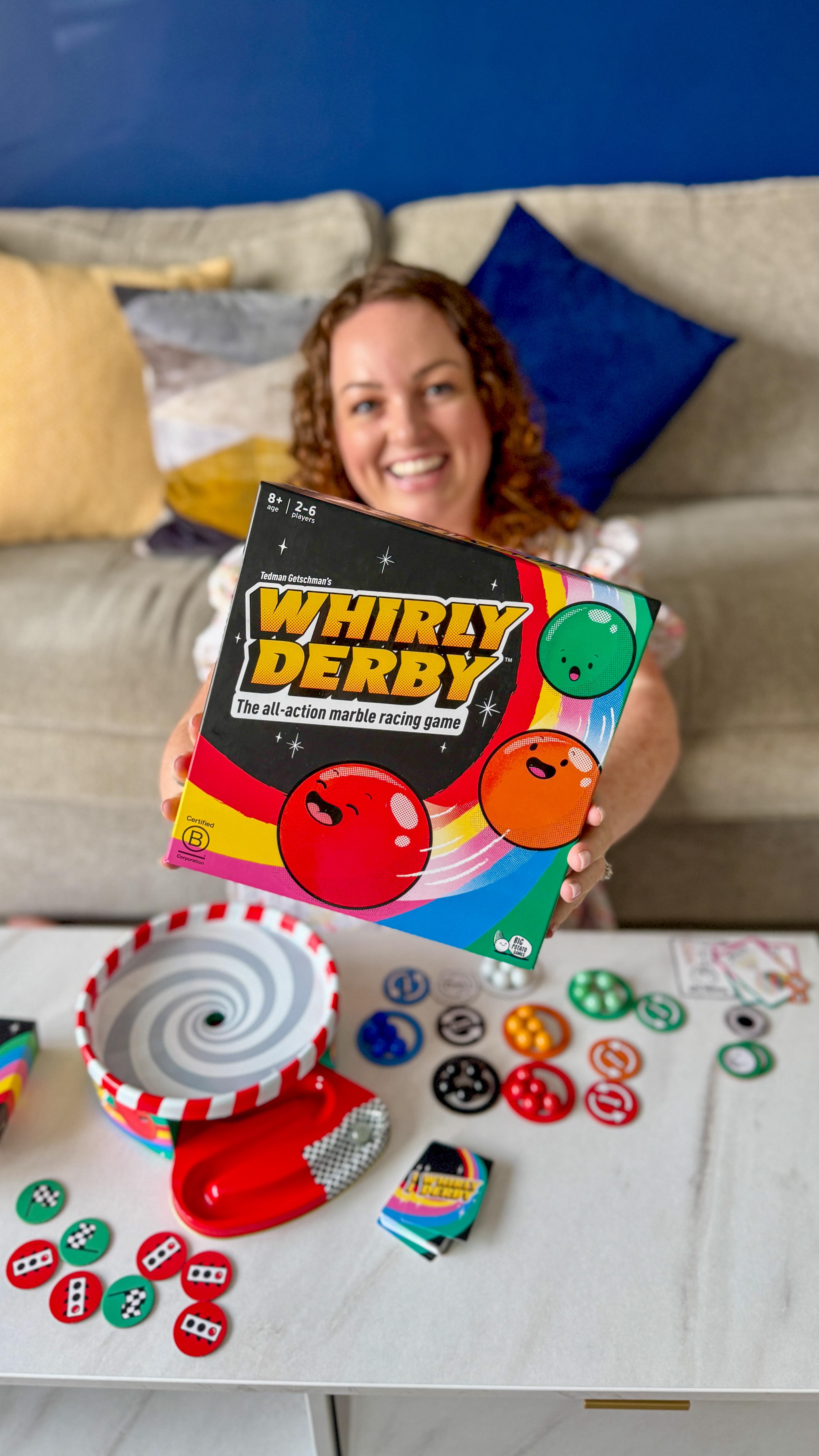 Instagram post by @brogantatexo for Big Potato. Caption reads: AD 🏁 On your marks, get set, roll!....