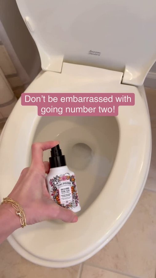 Instagram post by @walmartbargains for ~Pourri. Caption reads: [...] 🚨 [ad] My #1 bathroom essential @poopourri....