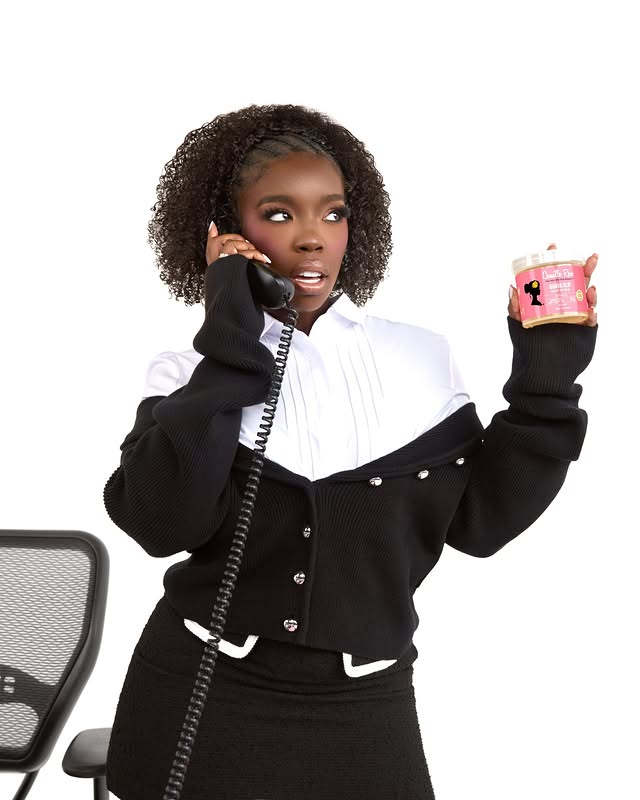 Instagram post by @simonenicolee__ for Camille Rose. Caption reads: A new Guava Slip styling gel? We’re here for it!....