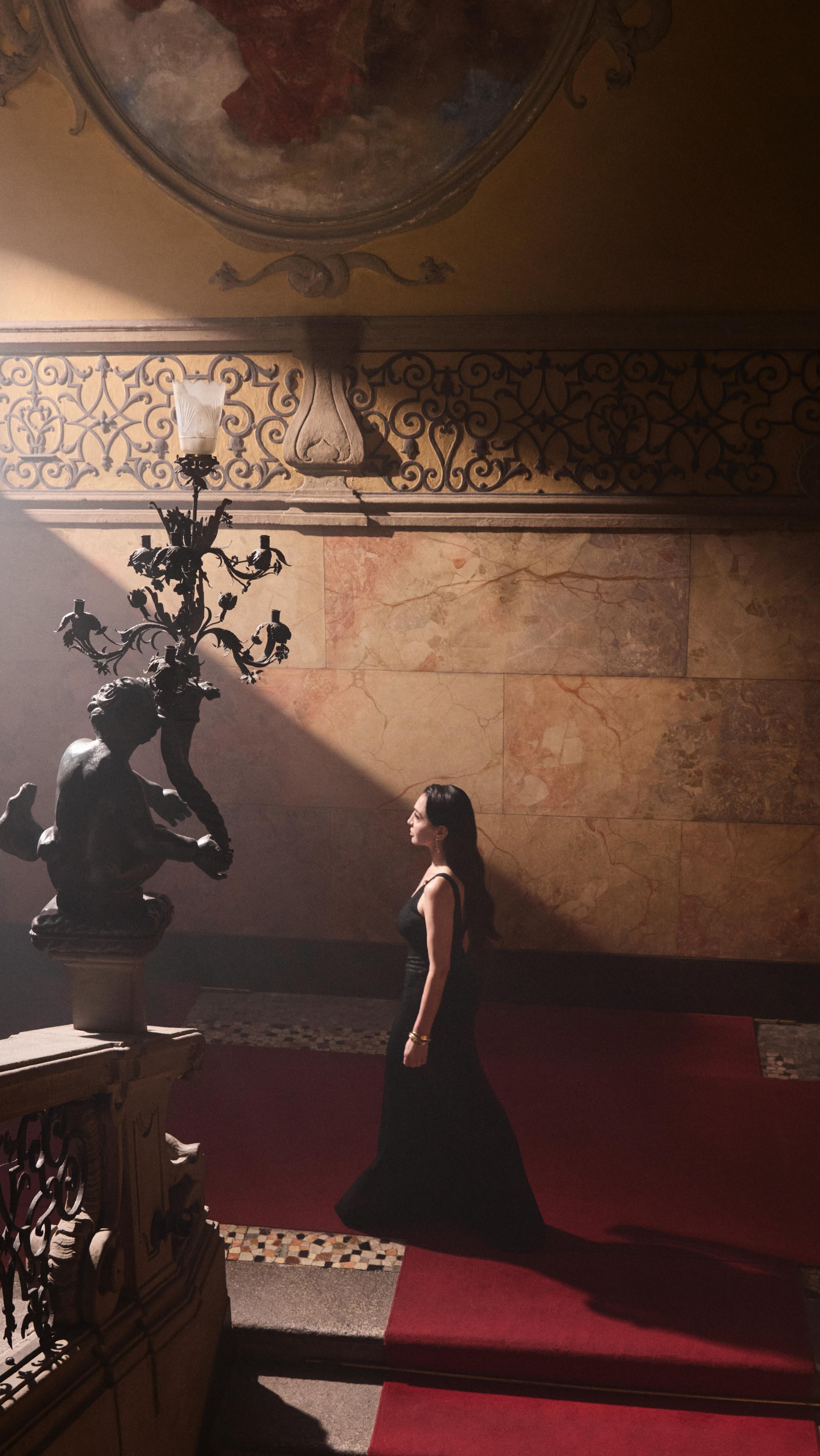 Instagram post by @elisabettafranchi_private for Elisabetta Franchi. Caption reads: “I chose and embraced this place because it felt....