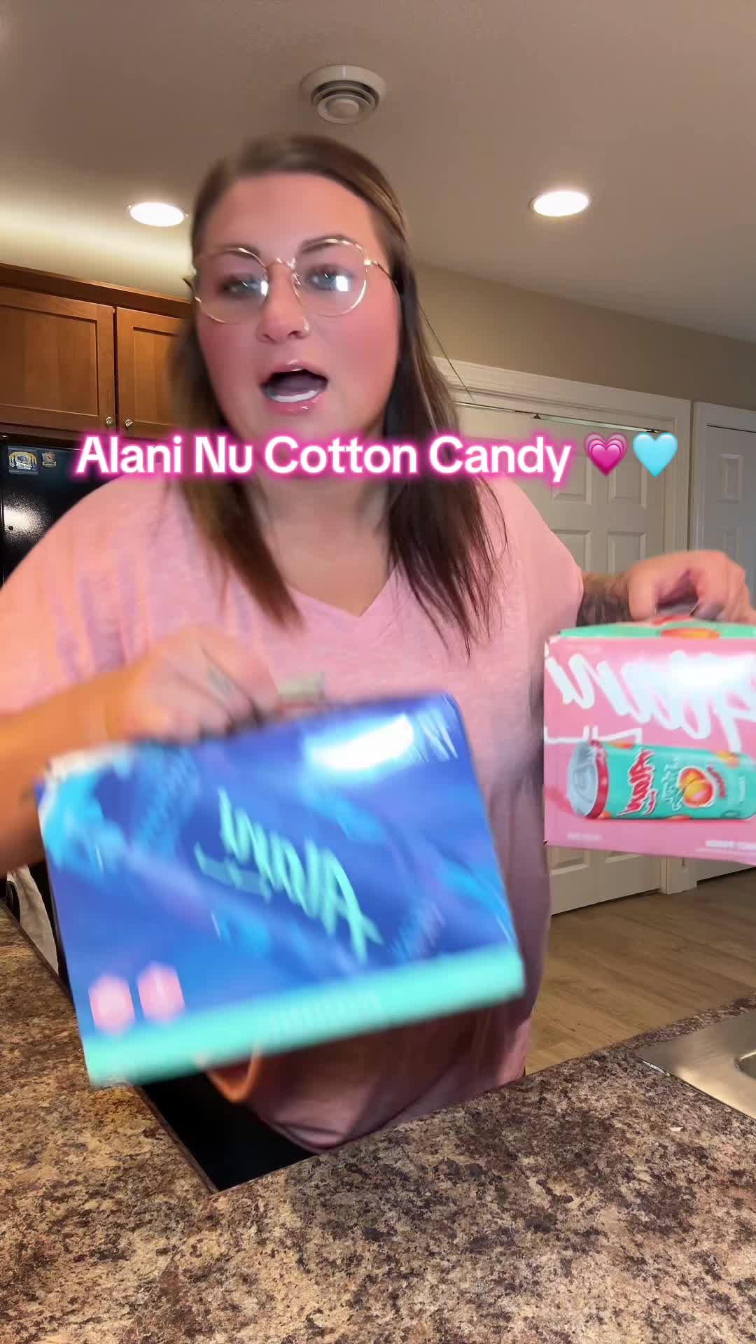 TikTok post by @thatonedunkingirll for Alani Nutrition. Caption reads: Thank you @Alani Nutrition 💗 #alaninu....