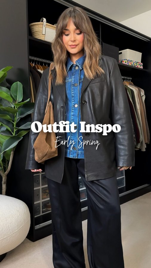 Instagram post by @charissarae for Belstaff. Caption reads: The weather is still a little confusing but it....