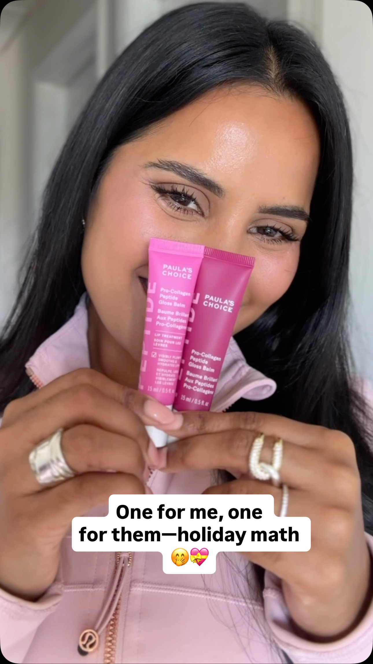 Instagram post by @shayrealbeauty for Paulas Choice. Caption reads: The kind of holiday gift you’ll actually want to....