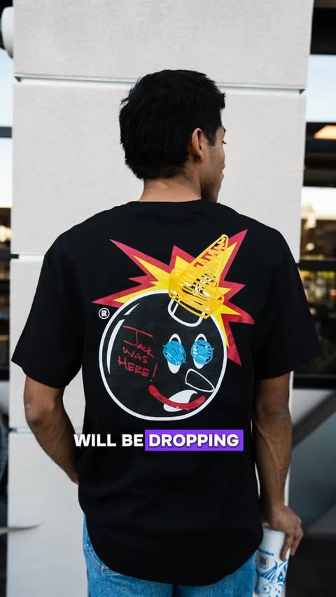 Instagram post by @iammarcustv_ for Jack in the Box. Caption reads: Happy 75th Anniversary @jackinthebox 🎉 To....