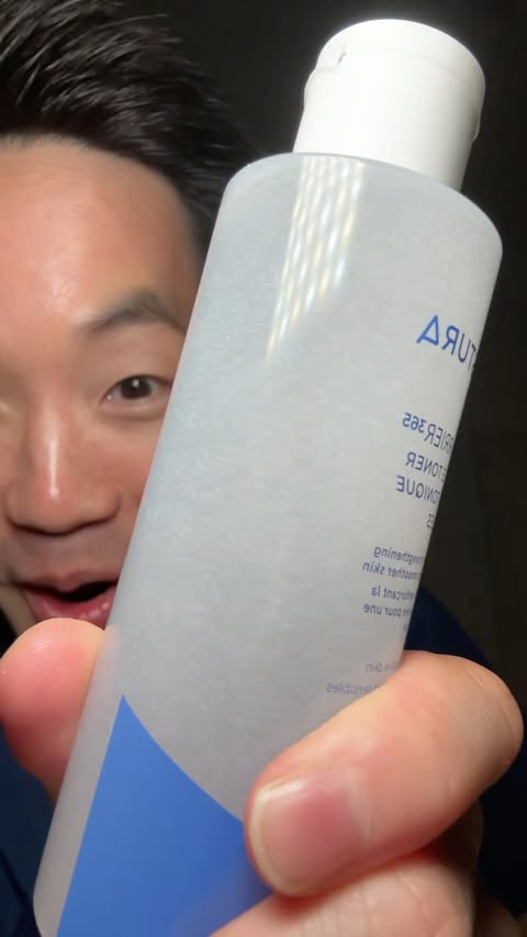 Instagram post by @dr.david.kim for Aestura. Caption reads: AD #aestura_partner If you have sensitive and....