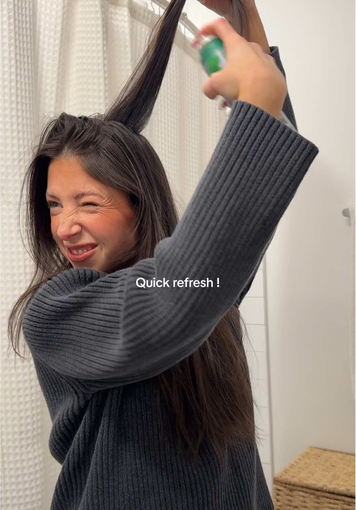 TikTok post by @connerbabcock for Suave. Caption reads: Last minute plans no longer means a slick back bun....