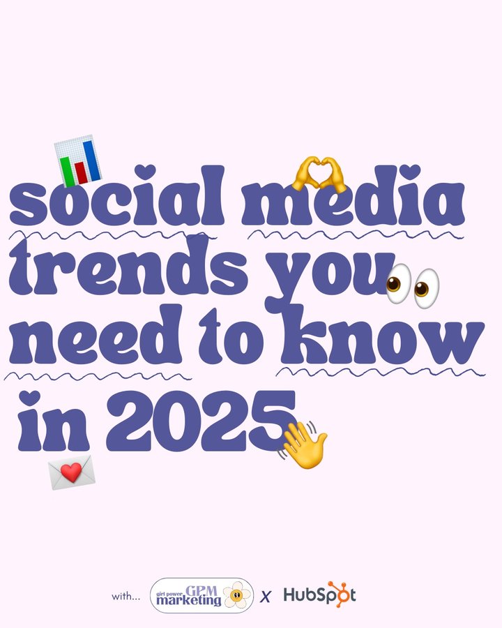 Instagram post by @girlpowermarketing for HubSpot. Caption reads: [...] [ad] STOP SCROLLING, AND READ THIS 👀....