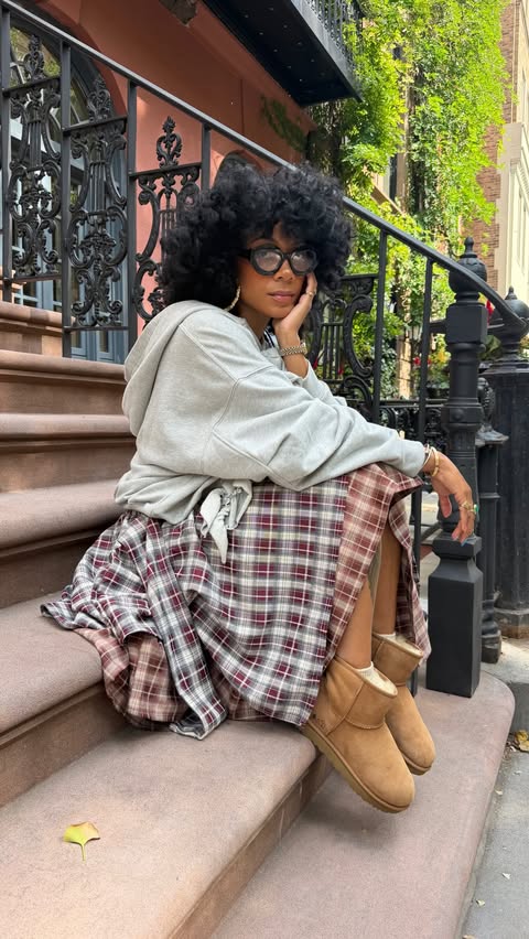 Instagram post by @thenotoriouskia for UGG. Caption reads: It’s officially UGG Season 🍂🤎 To celebrate, @UGG....