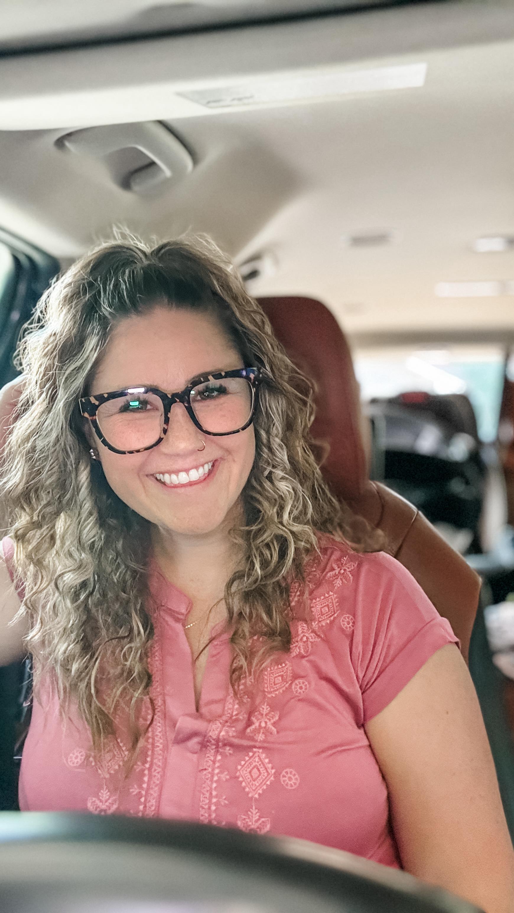 Instagram post by @bridgetjbeck for paireyewear. Caption reads: Changing my look faster than my mood....