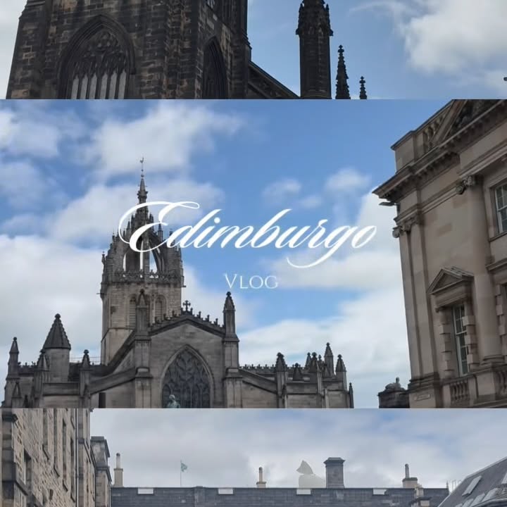 Instagram post by @dieschwartzman for Huawei Mobile France. Caption reads: Vlog 1 de Edimburgo 🏴󠁧󠁢󠁳󠁣󠁴󠁿😍!!! De paso....