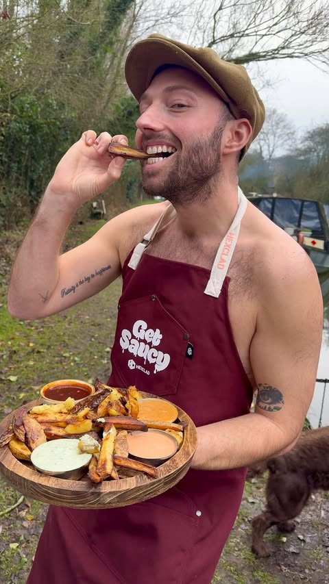 Instagram post by @adam.floatinghome for HexClad. Caption reads: [...] of her dreams… 

All prepared using @hexclad....