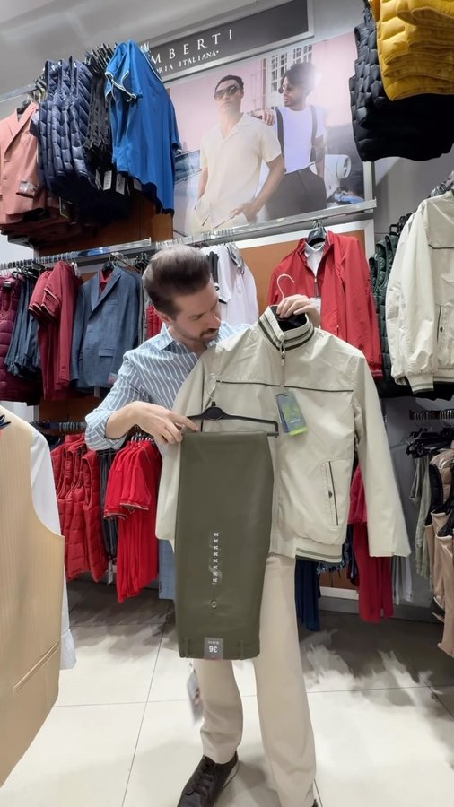 Instagram post by @feroxto for Men’s Fashion. Caption reads: Tendencias PRIMAVERA/VERANO 2025 Mens....