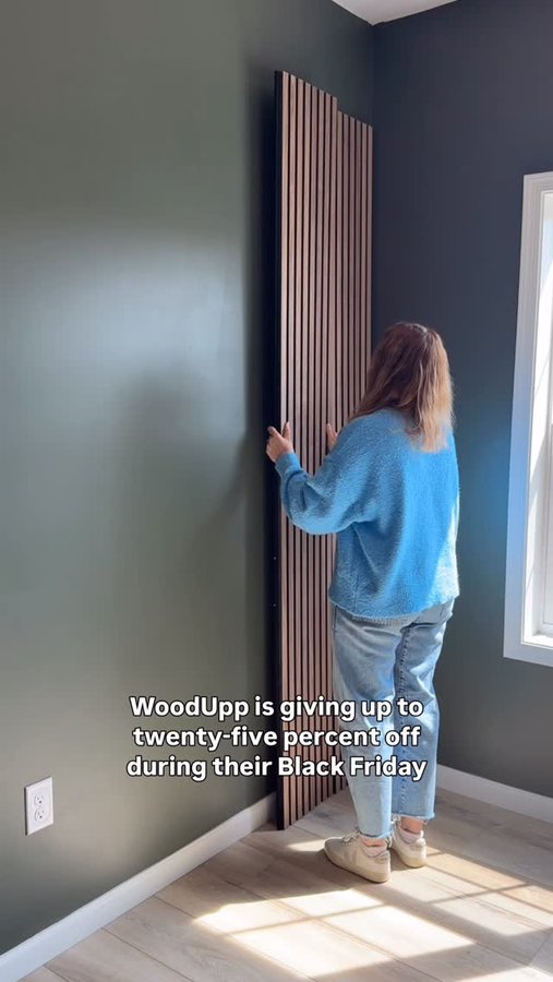 Instagram post by @kateymhicks for WoodUpp. Caption reads: Renovating soon? We used @woodupp_com in our home....