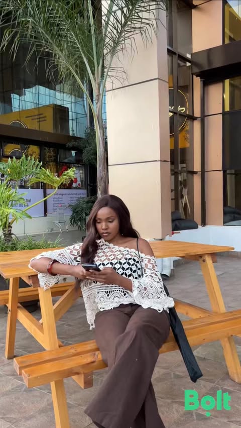 Instagram post by @just_kossy for Bolt. Caption reads: #ad enjoy your Bolt boda boda because one thing....