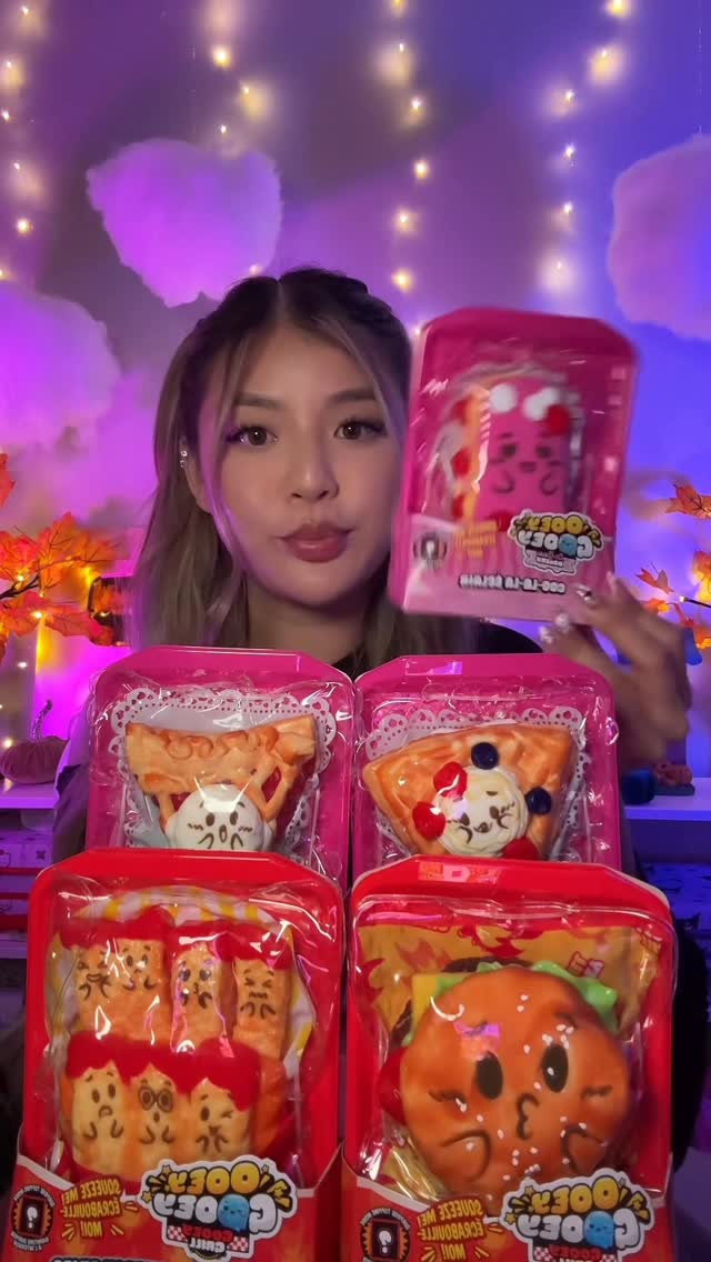 Instagram post by @joycefultingles for Just Play. Caption reads: Ooey Gooey is soo satisfying and smoooshy 😍 which....