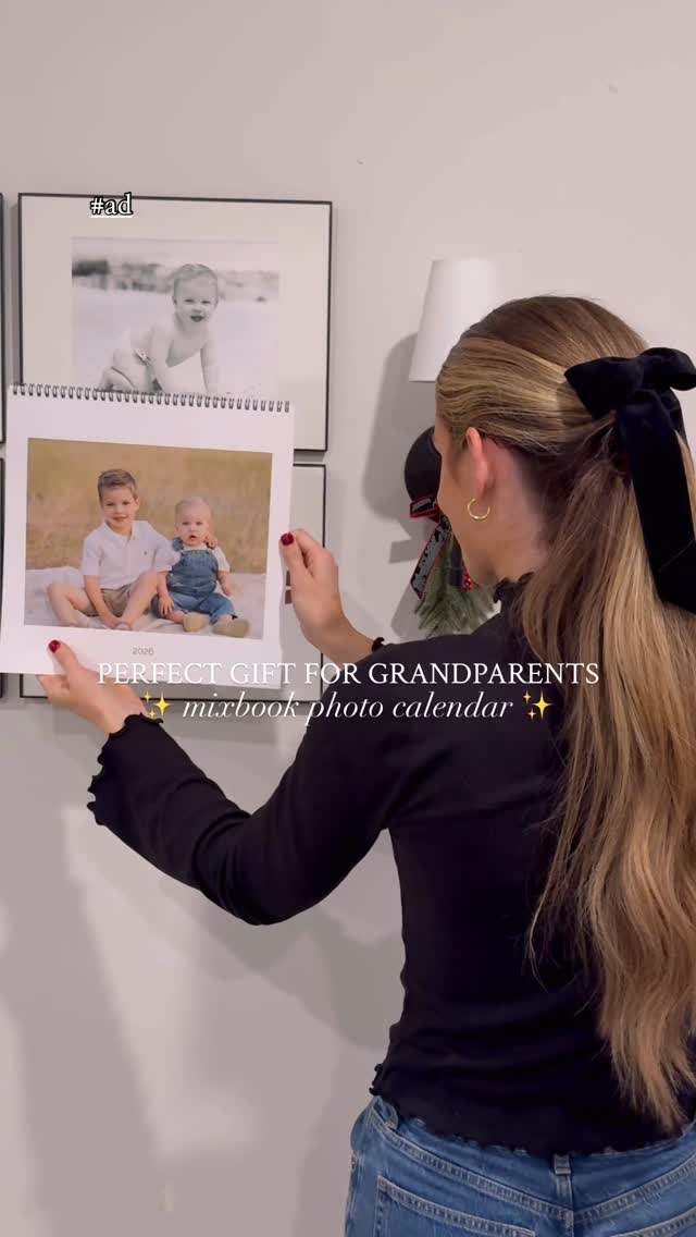 Instagram post by @mackenzie_hyland for Mixbook. Caption reads: #ad @mixbook makes it so easy to create the most....