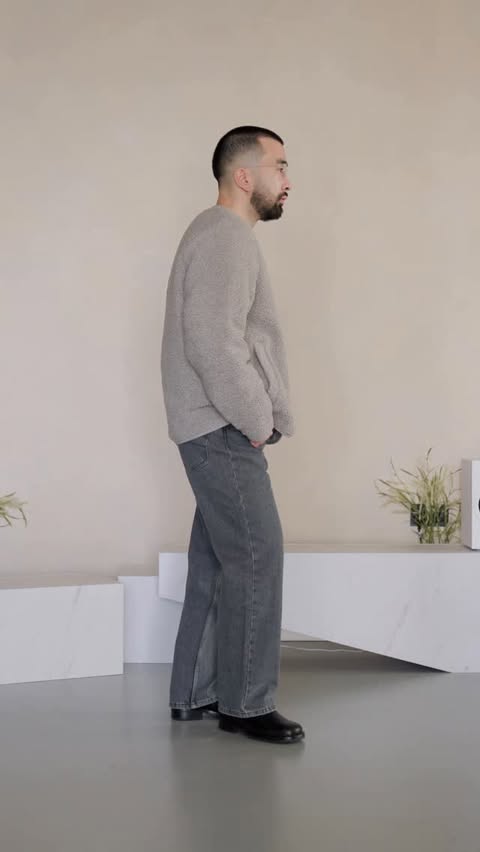 Instagram post by @timdessaint for Marks and Spencer. Caption reads: Winter outfit idea w/ @marksandspencerman....