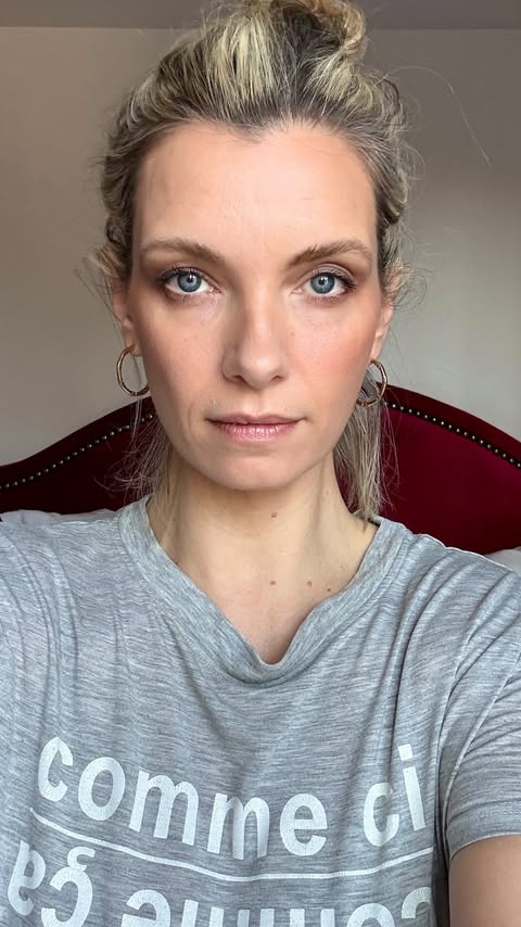 Instagram post by an influencer for BROW AID. Caption reads: Bit of maquillage. When in Paris, etc. And yes I....