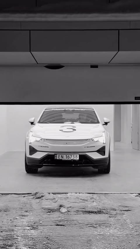 Instagram post by @nikolaischirmer for Polestar. Caption reads: Ad. Before Polestar made performance EVs they made....