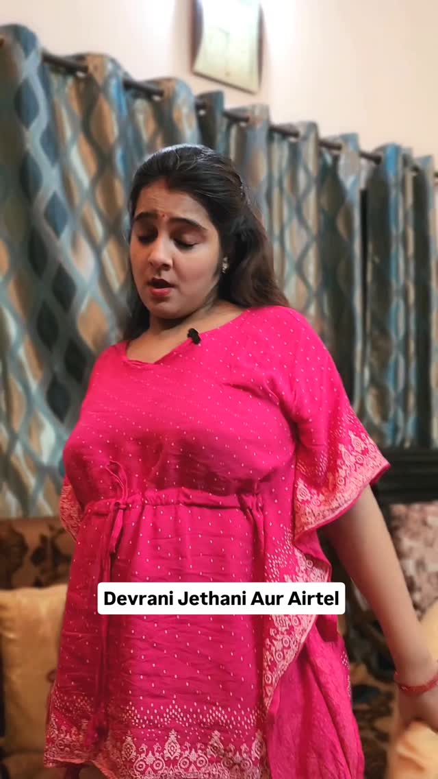 Instagram post by @adyasrivastava001 for Airtel. Caption reads: #Ad
Devrani Jethani aur Airtel 

#Airtel....