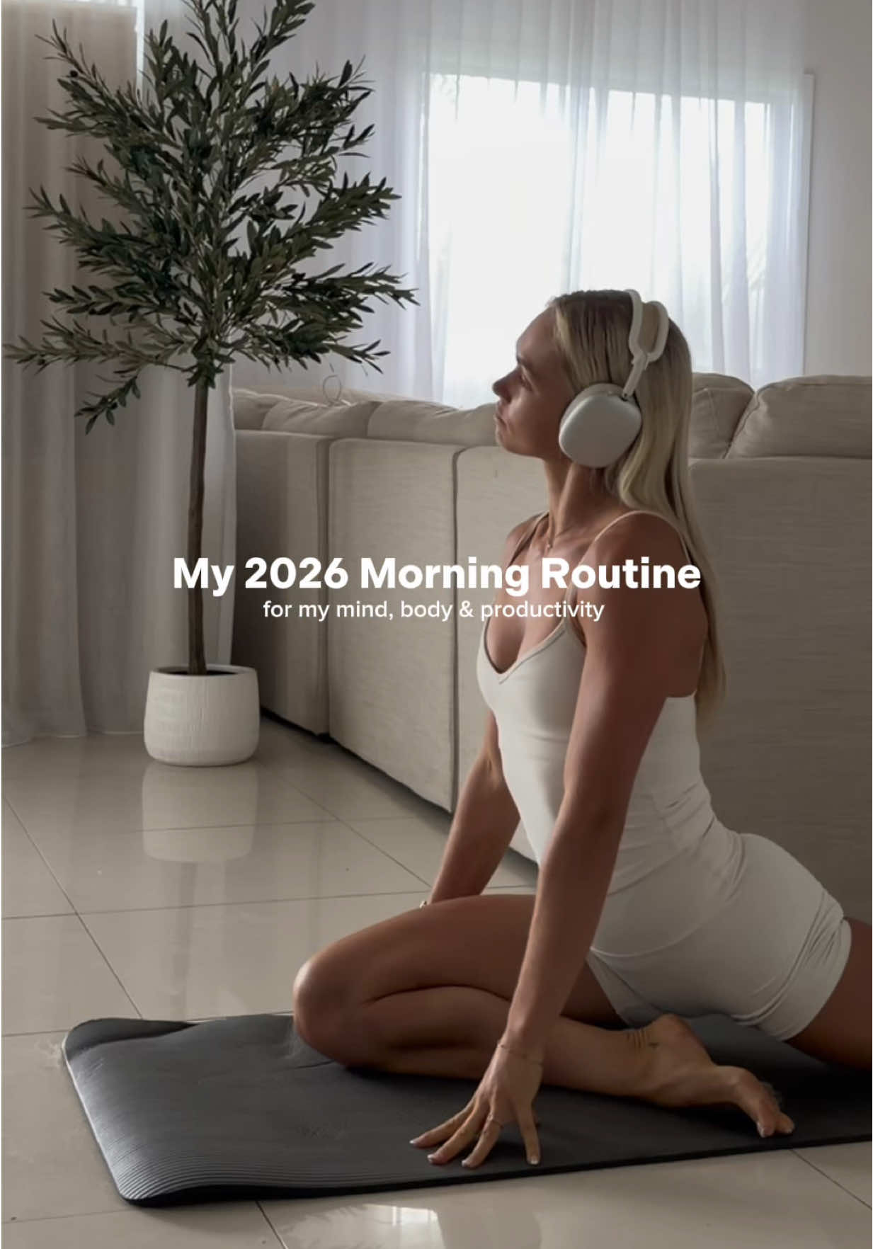 TikTok post by @zo00weemama for Naked Harvest Supplements. Caption reads: While my morning routine has shifted from doing it....