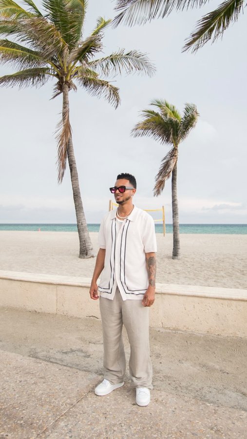 Instagram post by @septembermondays for Psycho Bunny. Caption reads: [...] make it runway 🏎️ Full outfit from....