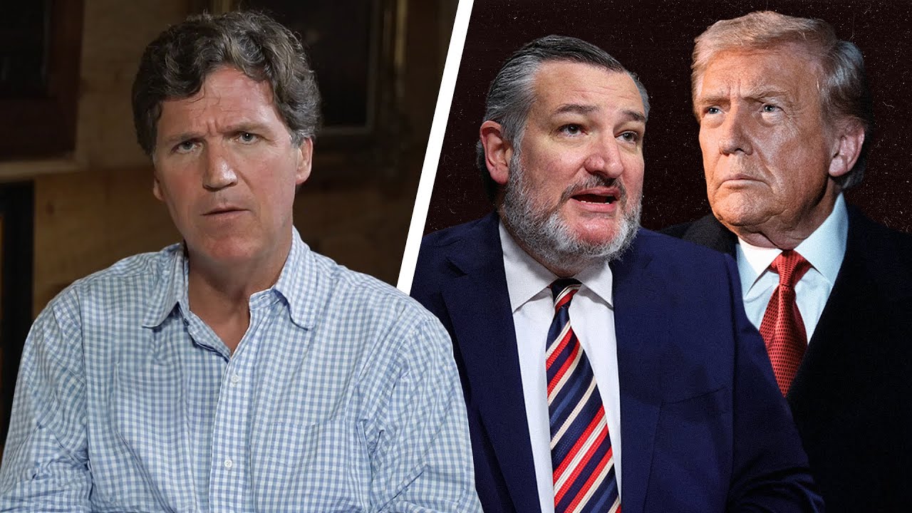 YouTube post by @TCNetwork for Black Rifle Coffee. Caption reads: Trump Sides With Qatar, Threatens Israel, and Ted....