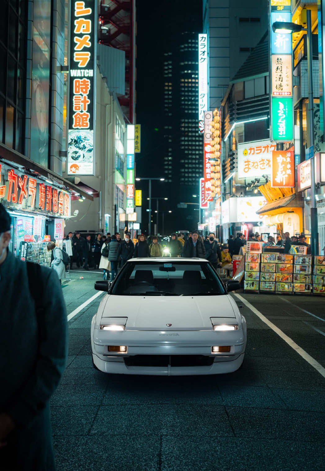 TikTok post by @thevisuallife for Photoshop VIP. Caption reads: Imagining what my car would look like in Japan had....