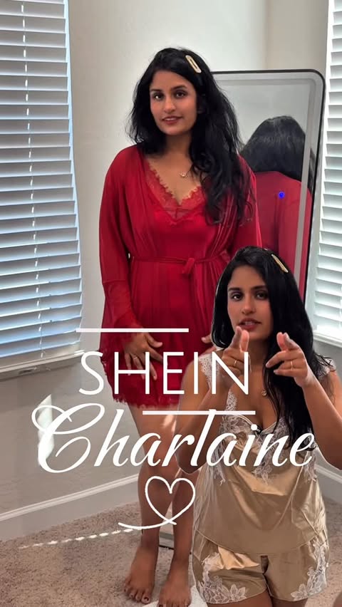 Instagram post by @bybinalshah for Shein. Caption reads: [...] and stay in the style loop on SHEIN! Use :....