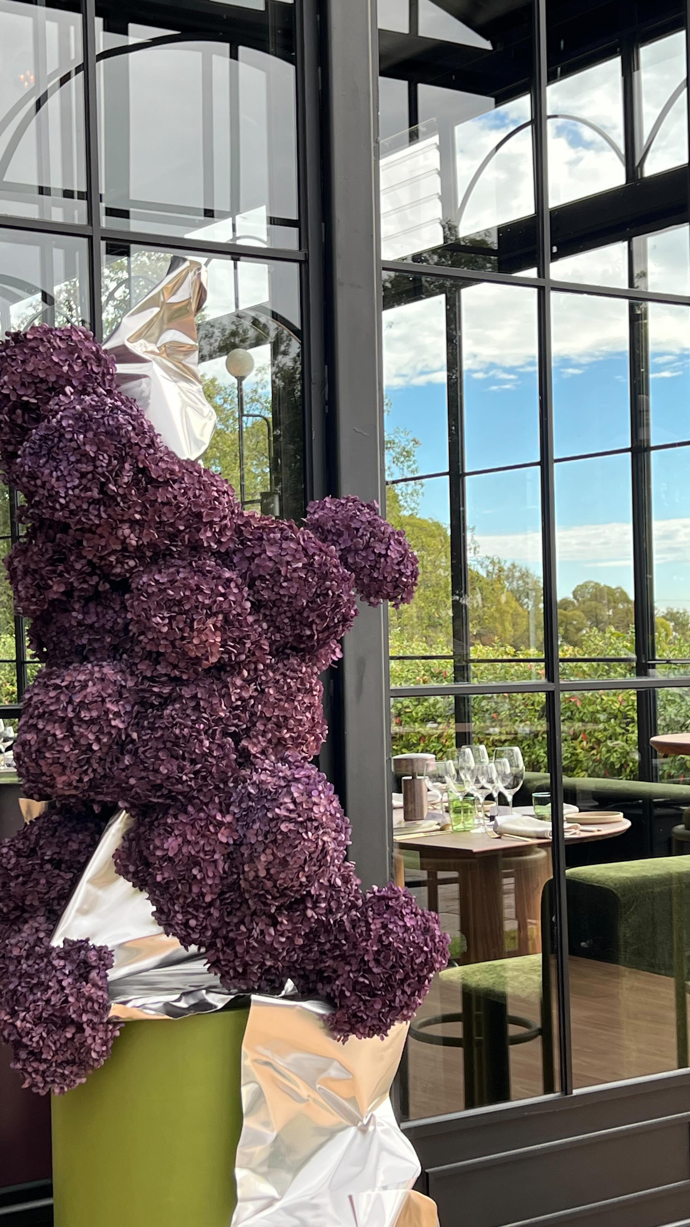 Instagram post by @studiobotanic for Penfolds Wines. Caption reads: GATHER ROUND 2025 • Another fabulous year with the....