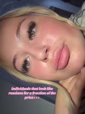 TikTok post by @madz.xo24 for COFIER Lashes. Caption reads: [...] #russianlashes #treanding #fypdong @Cofier....