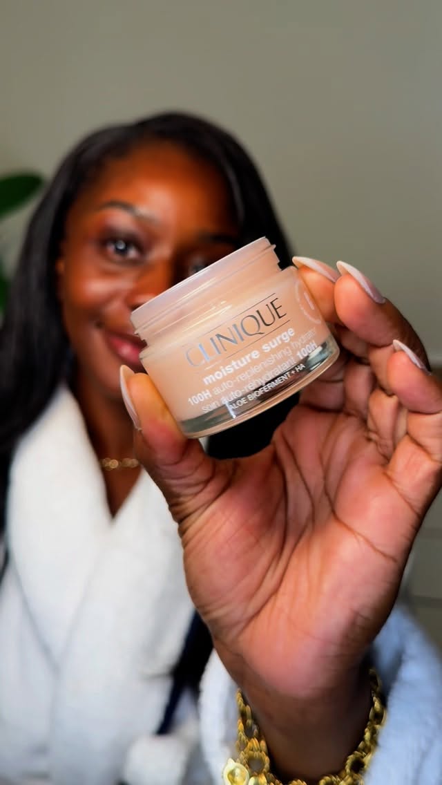 Instagram post by @abakasante for Clinique. Caption reads: Name a better duo than me + 100 hours of....