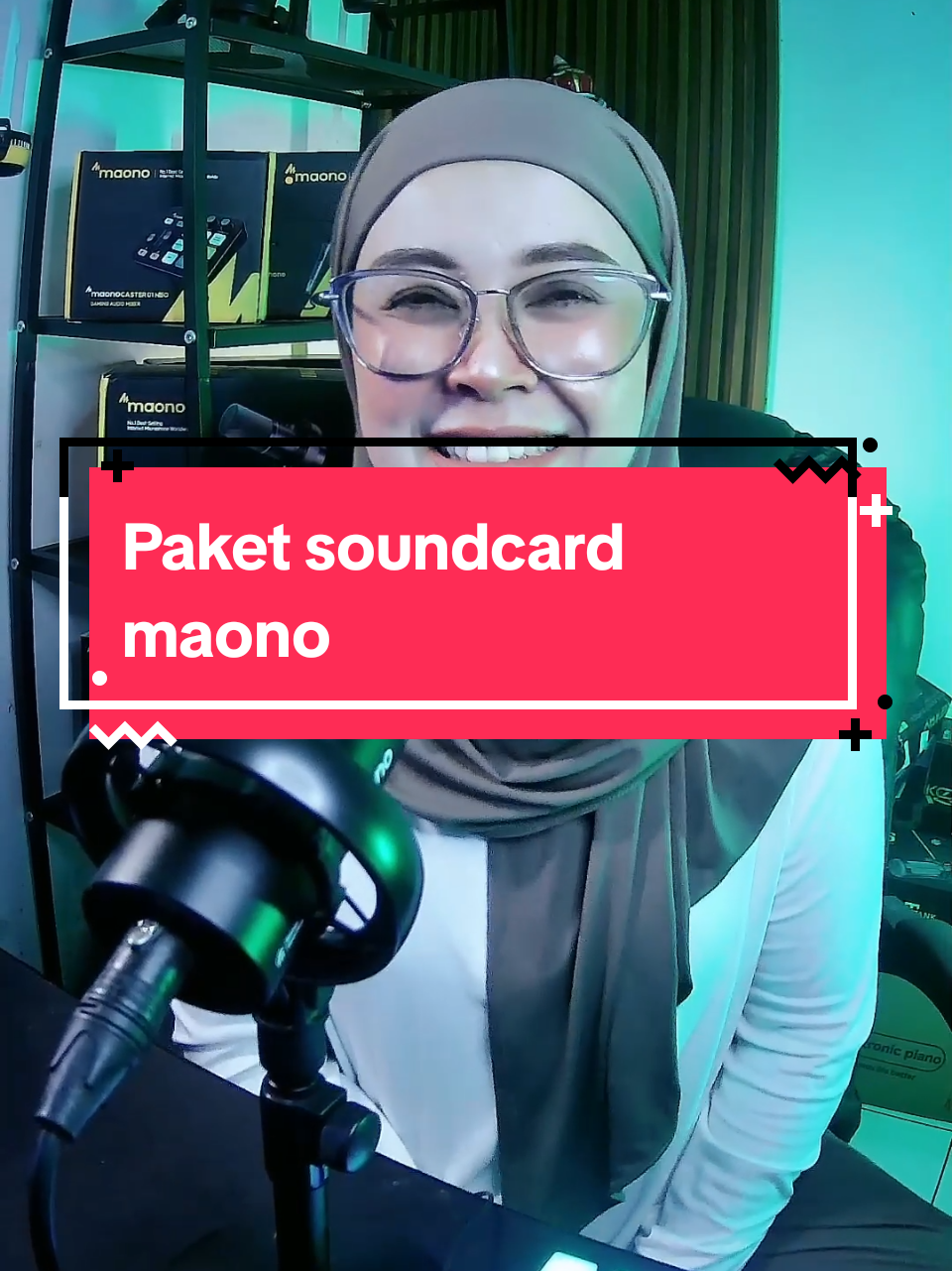 TikTok post by @tittasunarya for Maono. Caption reads: Bundle dari maono ini udah bisa mumpuni banget....