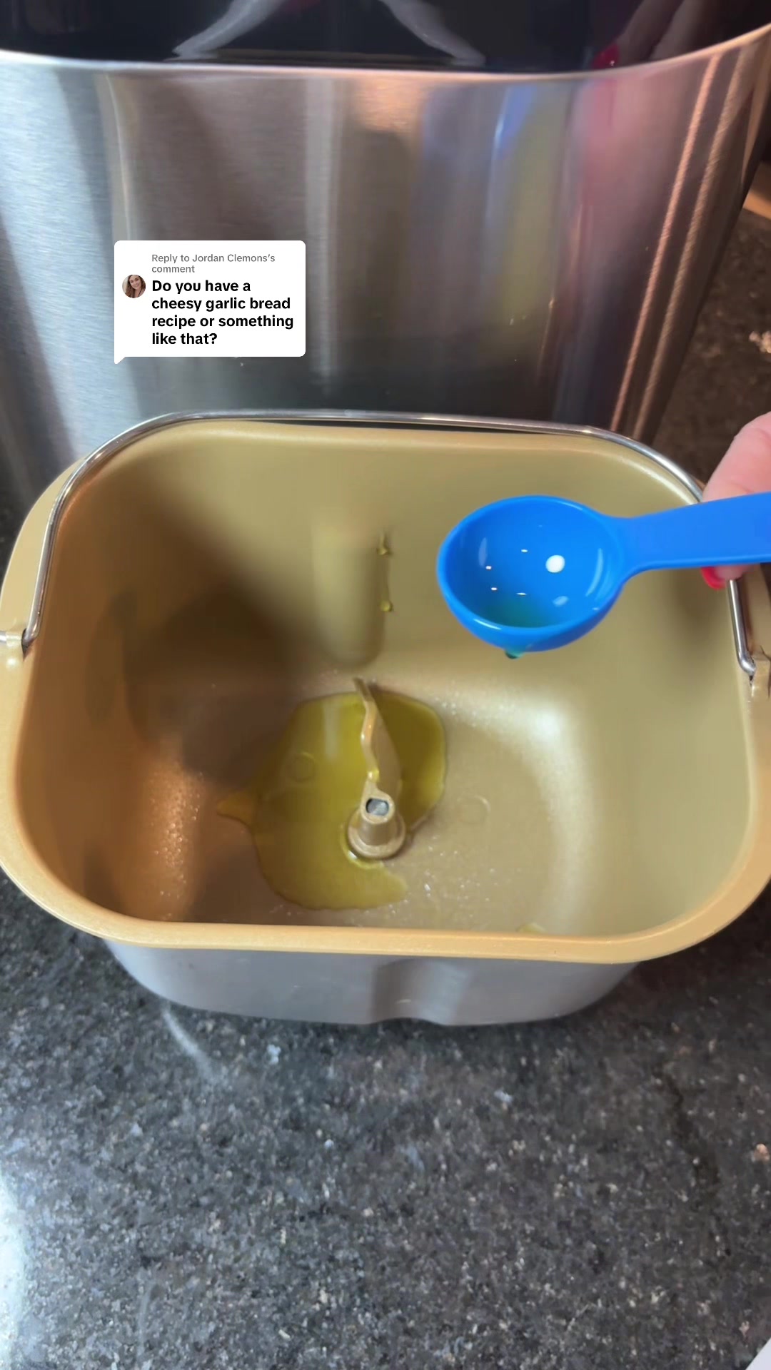 TikTok post by @cookinwithkristin for Kitchen in the Box. Caption reads: Replying to @Jordan Clemons @Kitchen in the Box US....