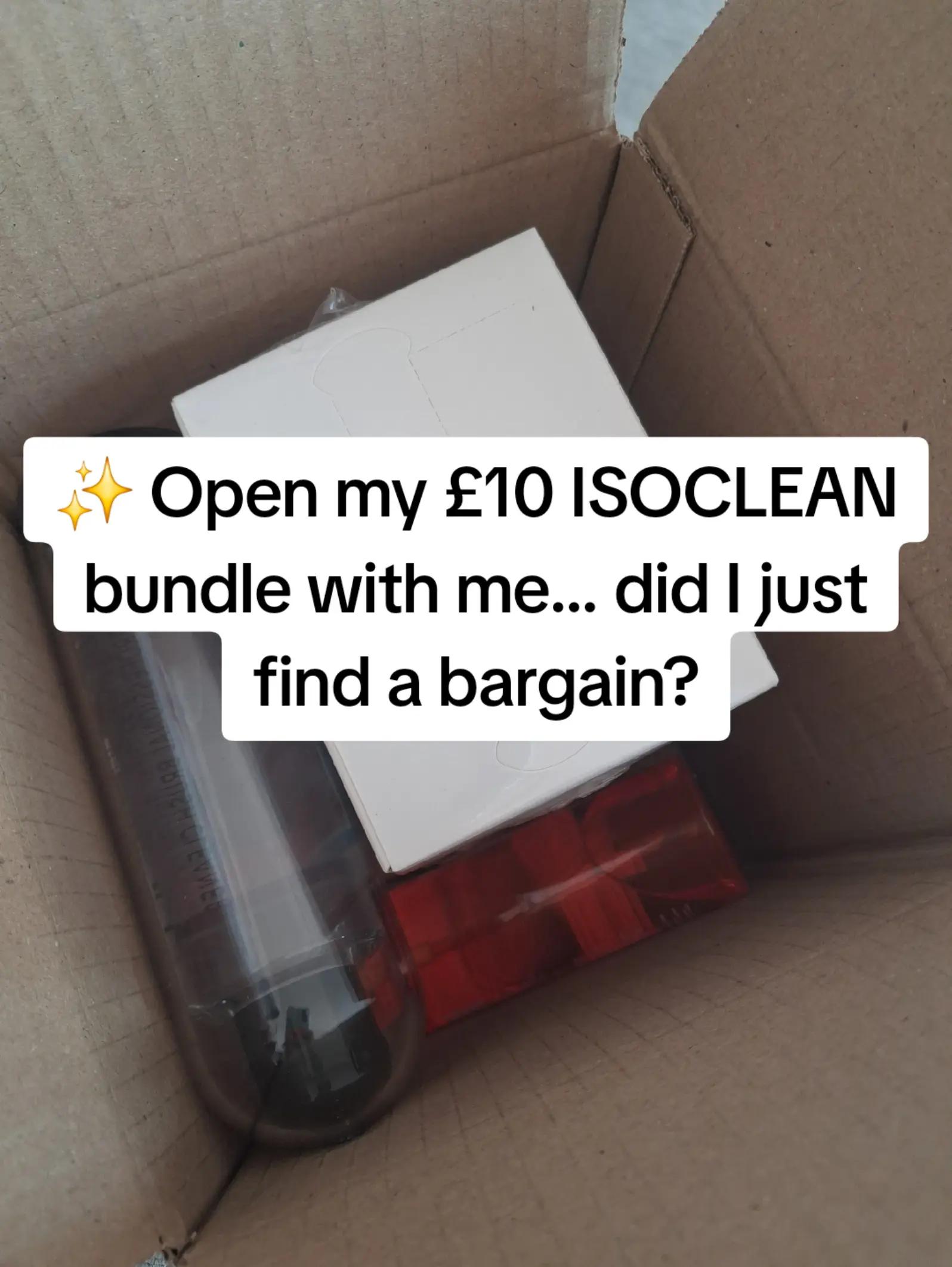 TikTok post by @bargain.hunter73 for ISOCLEAN. Caption reads: [...] Would you have picked this up too? 👀....