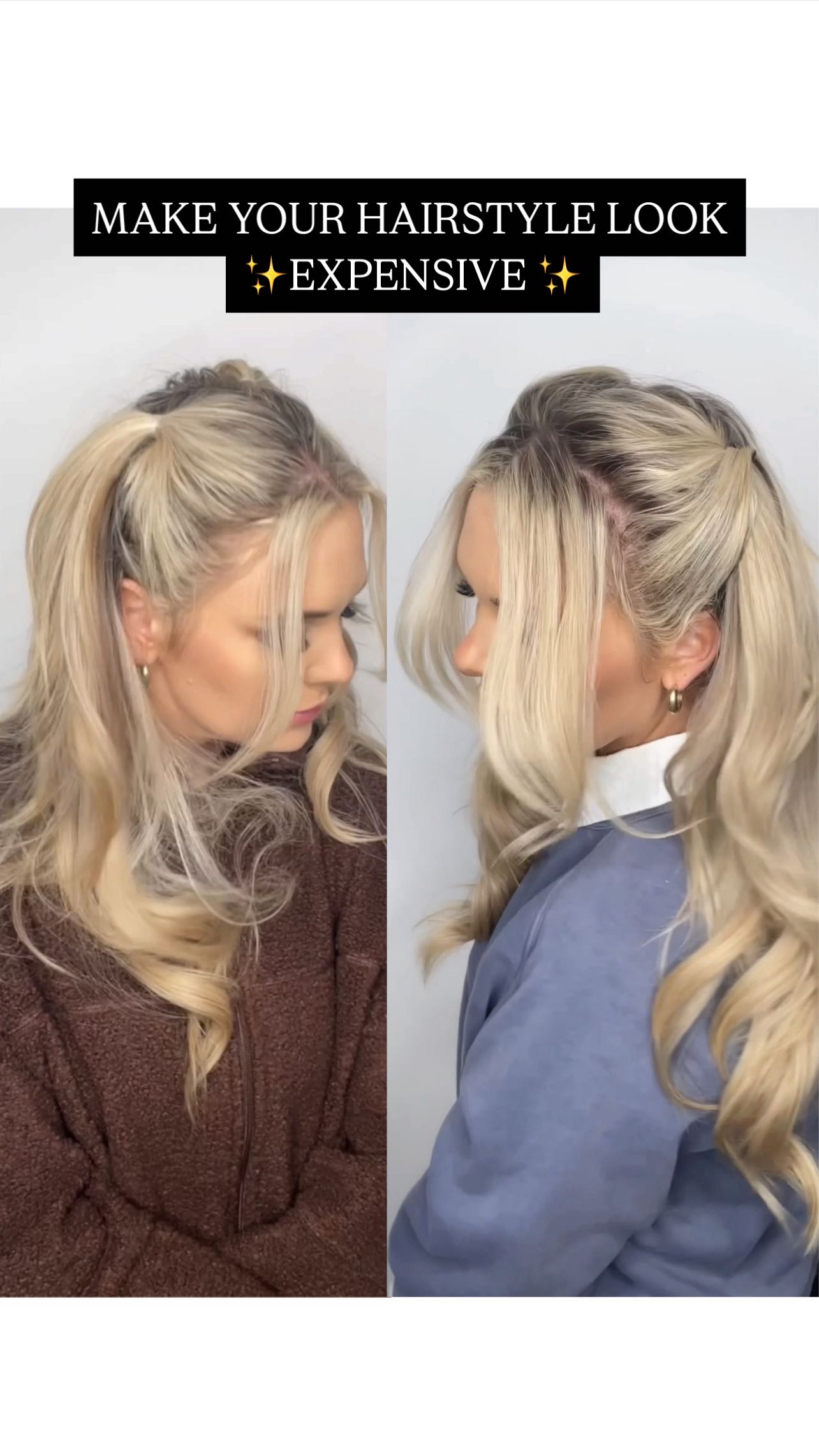 Instagram post by @jamielvandenberg for Sally Beauty. Caption reads: Making this trendy hairstyle versatile💕

Recreate....